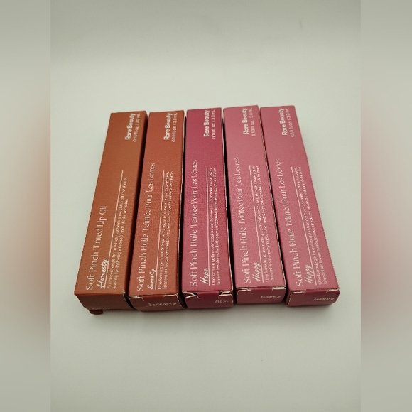 5 Rare Beauty Soft Pinch Tinted Lip Oil 2 Happy, 1 Serenity, 1 Hope, & 1 Honesty - Picture 5 of 5
